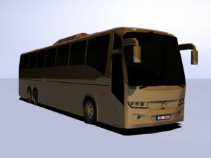 volvo 9700 bus Model 3D