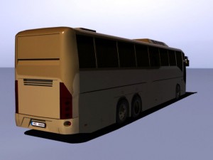 volvo 9700 bus Model 3D