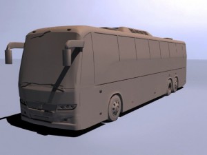 volvo 9700 bus Model 3D