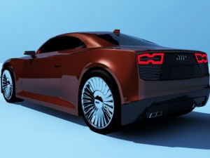 audi etron spyder concept 3D Model