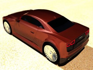 audi etron spyder concept 3D Model