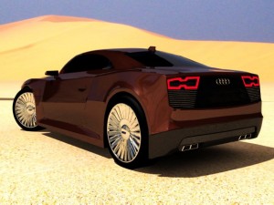 audi etron spyder concept 3D Model