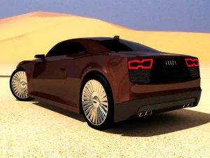 audi etron spyder concept 3D Model