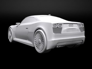 audi etron spyder concept 3D Model