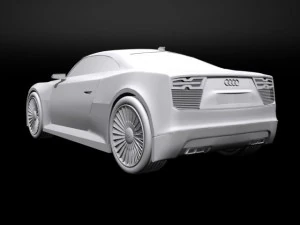audi etron spyder concept 3D Model