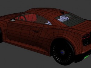 audi etron spyder concept 3D Model