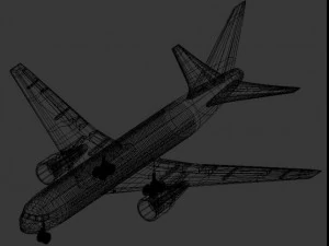boeing 767 airplane 3D Model