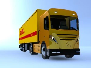 semi trailer truck 3D Model