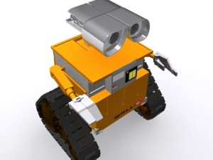 walle robotic film character 3D Model