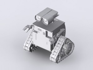 walle robotic film character 3D-Modell