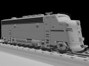 diesel locomotive 3D-Modell