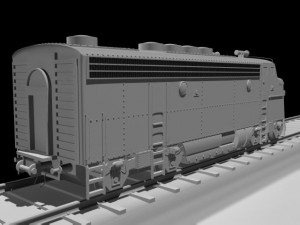 diesel locomotive 3D-Modell