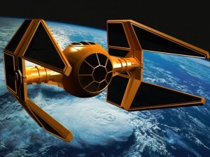 tie fighter spacecraft Model 3D