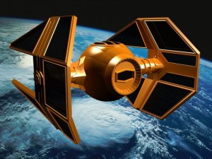 tie fighter spacecraft Modelo 3D
