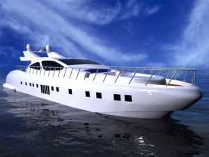 motor yacht Model 3D