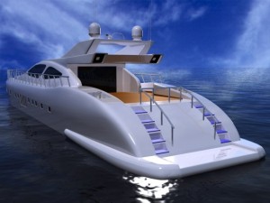 motor yacht 3D Model