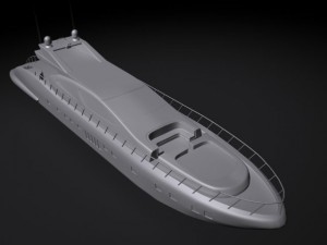 motor yacht 3D Model