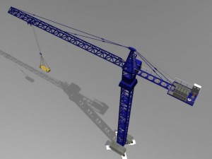 tower crane Model 3D