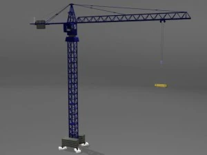 tower crane 3D Model