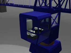 tower crane 3D Model