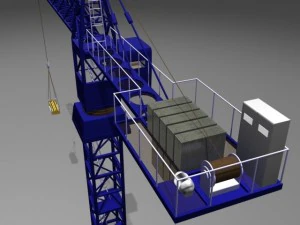 tower crane 3D Model