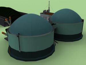 biogas plant 3D Модель