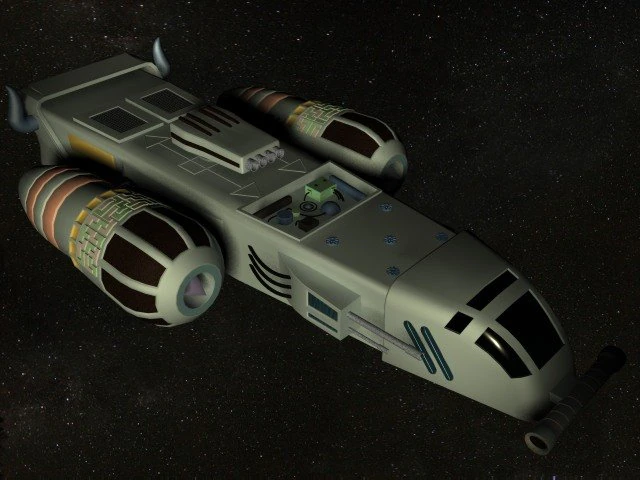 xpress fighter spacecraft 3D Model .c4d .max .obj .3ds .fbx .stl .blend 