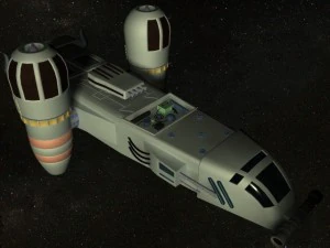xpress fighter spacecraft 3D Model