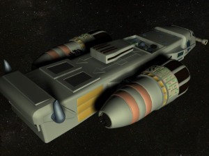xpress fighter spacecraft 3D 模型