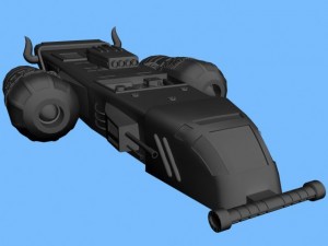 xpress fighter spacecraft 3D 模型