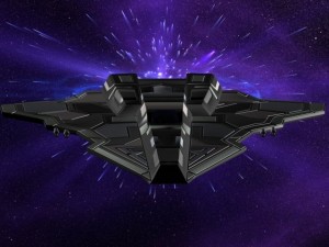 hawk fighter spacecraft Model 3D