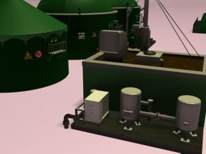 biogas plant 2 Modèle 3D