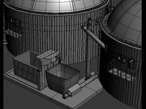 biogas plant 2 3D Model