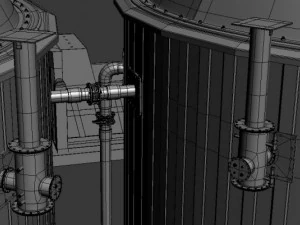 biogas plant 2 3D Model