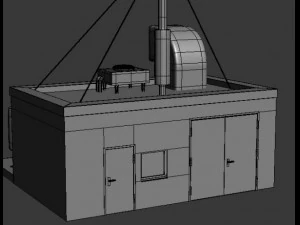biogas plant 2 3D Model