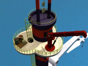 tidal generator 3D Модель