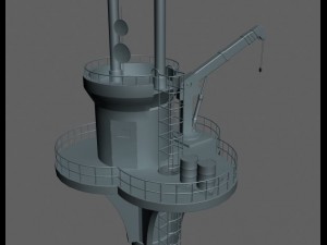 tidal generator 3D Модель