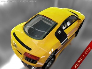 audi r8 car Model 3D