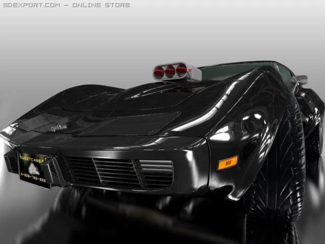 chevrolet corvette 3D Model .c4d .max .obj .3ds .fbx .stl .blend 