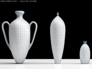 amphora and vases 3D Model