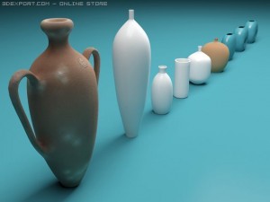 amphora and vases 3D Model