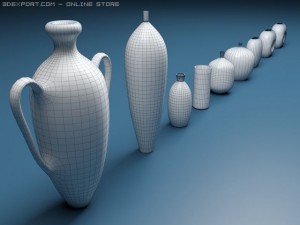 amphora and vases 3D Model