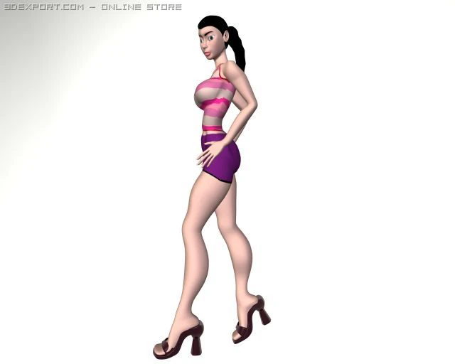 flashy 3D Model .c4d .max .obj .3ds .fbx .stl .blend 