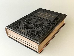 old book collection 1 3D 모델