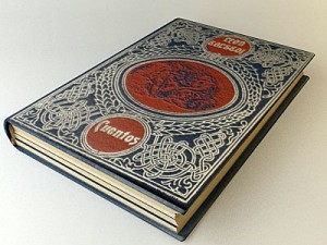 old book collection 1 3D 모델
