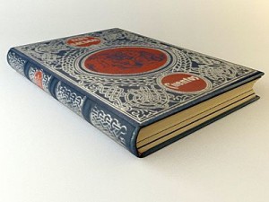 old book collection 1 3D 모델