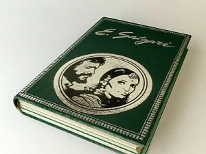old book collection 1 3D Model