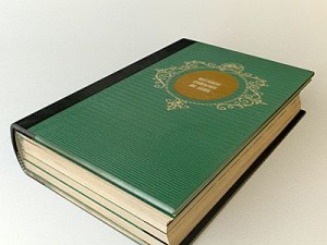 old book collection 1 3D 모델