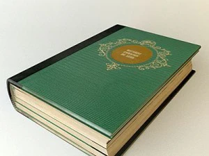 old book collection 1 3D Model