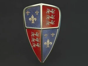 black prince shield 3D Model